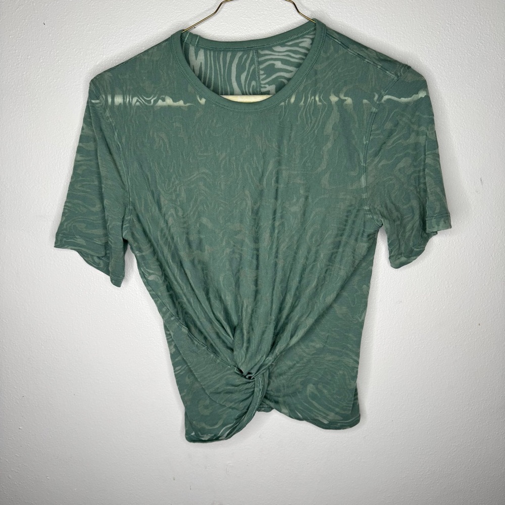 lululemon Green Crescent Tee